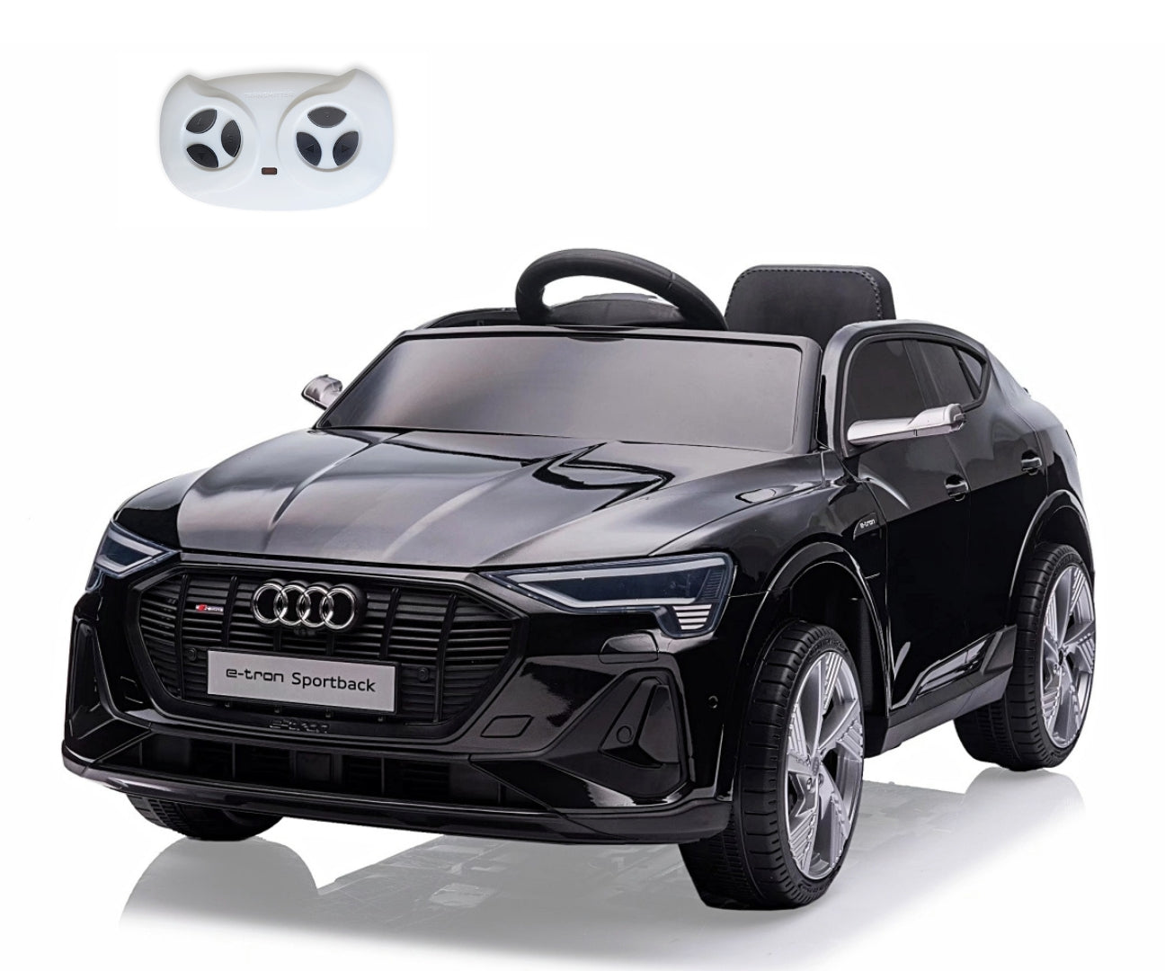 Audi E-Tron Sportback 4x4 fekete akkumulátoros jármű