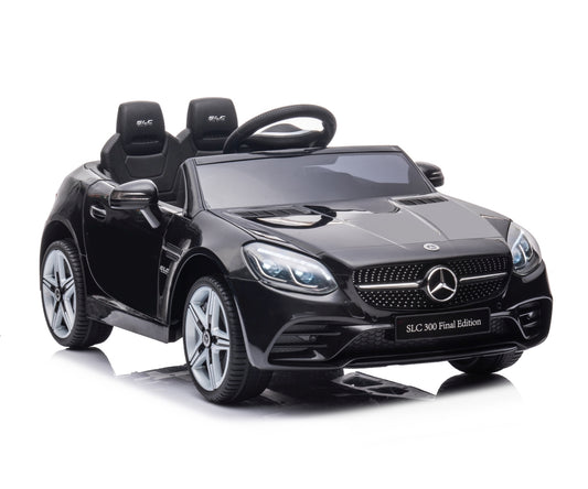 Mercedes-Benz SLC fekete akkumulátoros jármű