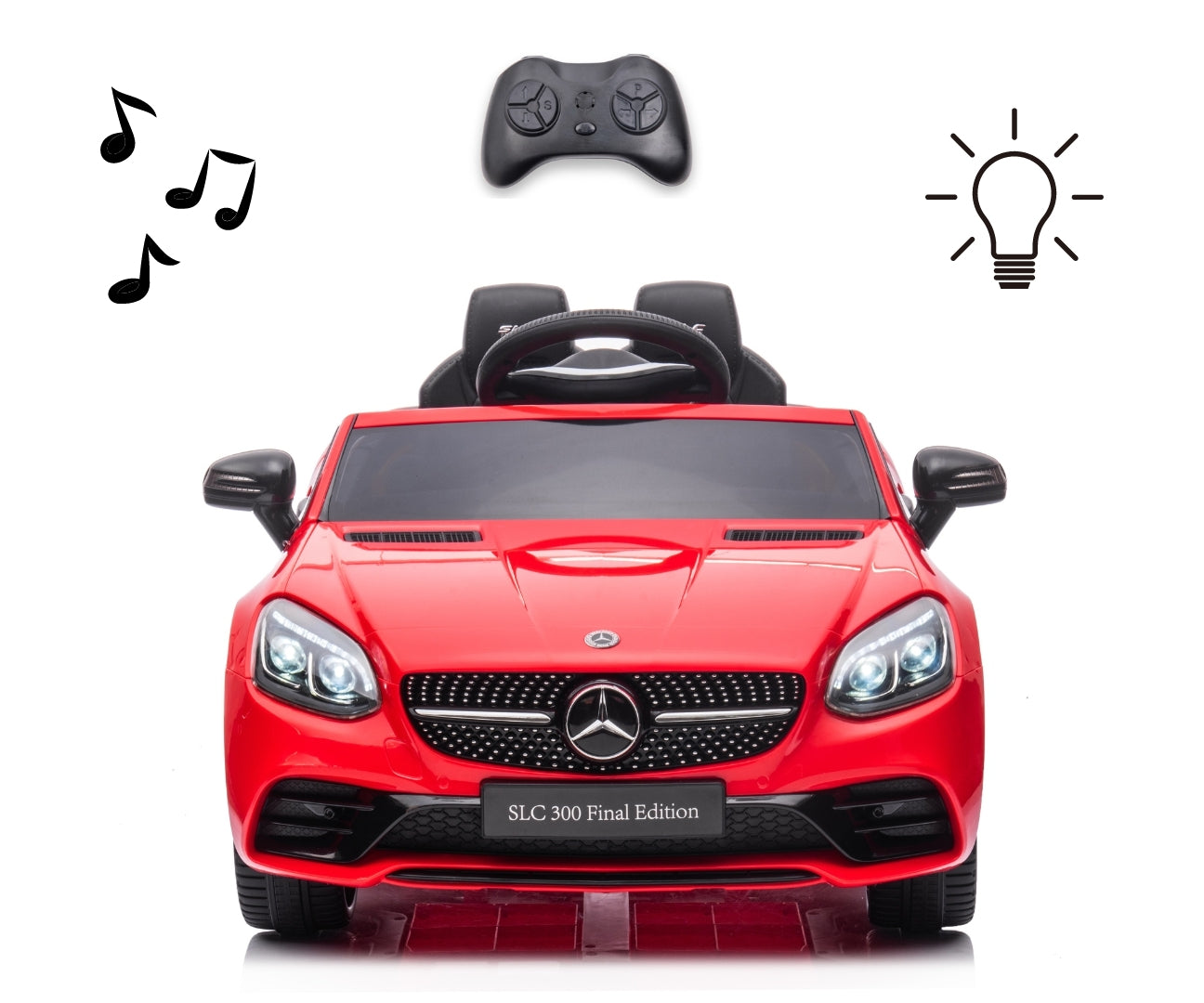 Mercedes-Benz SLC piros akkumulátoros jármű