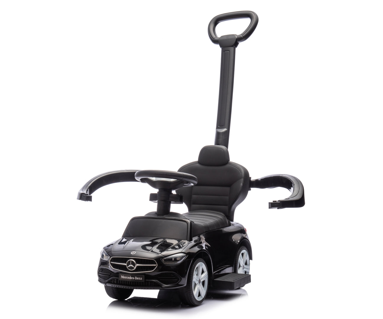 MERCEDES C-osztály fekete kormányos jármű