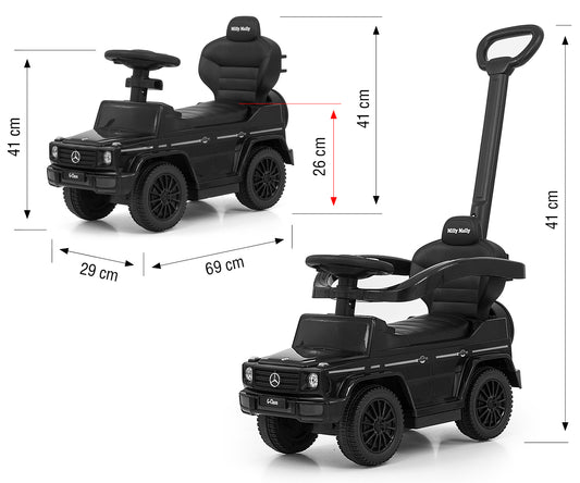 Jármű kormánykerékkel MERCEDES G350d Fekete