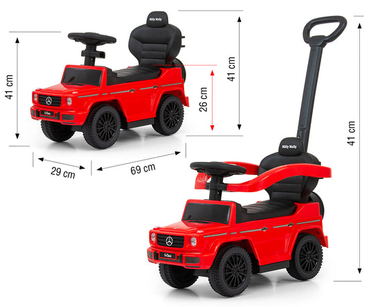 Jármű kormányrúddal MERCEDES G350d Piros