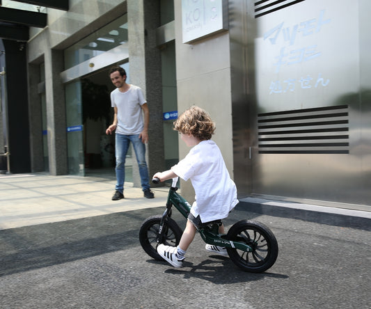 Qplay Kiegyensúlyozó Bicikli Versenyző Zöld