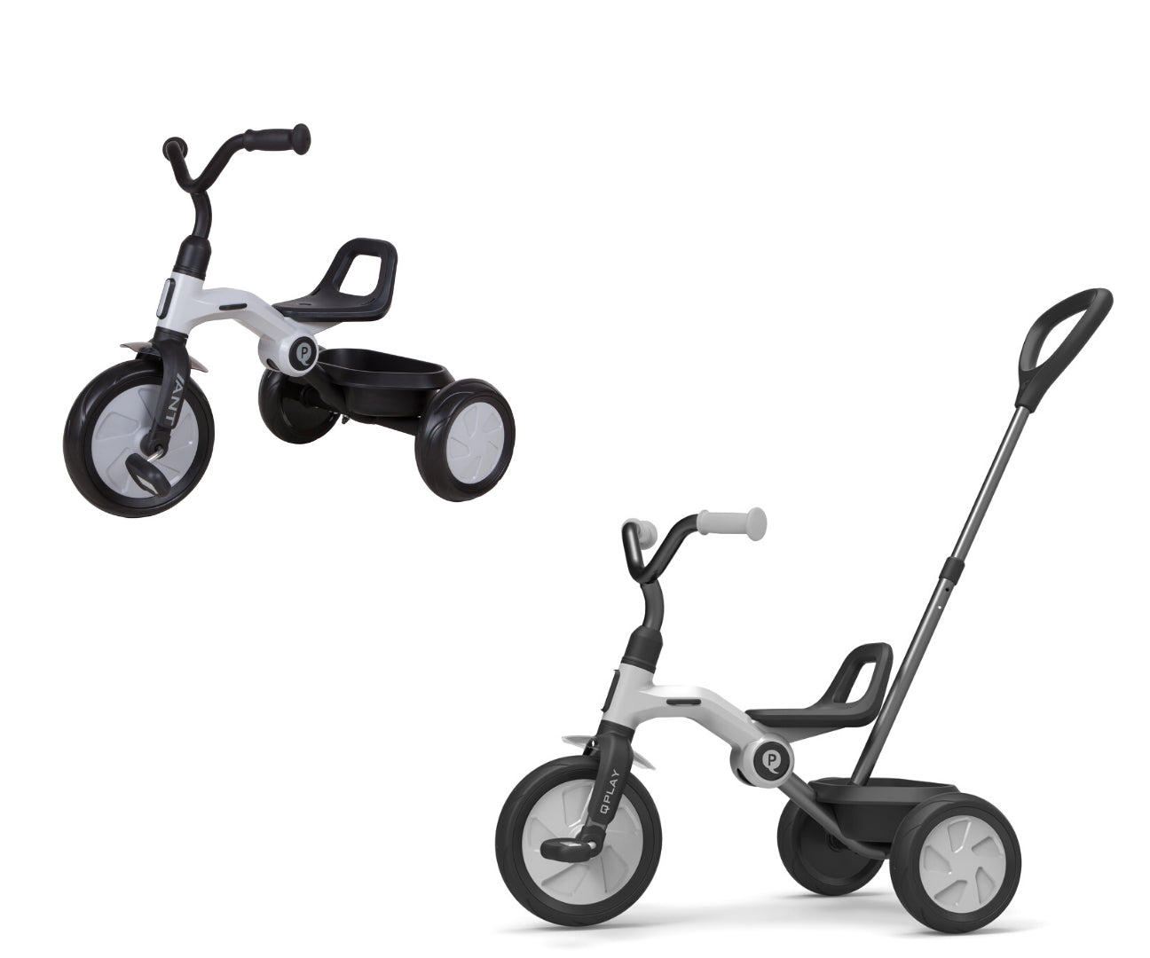 Qplay Ant Plus szürke tricikli