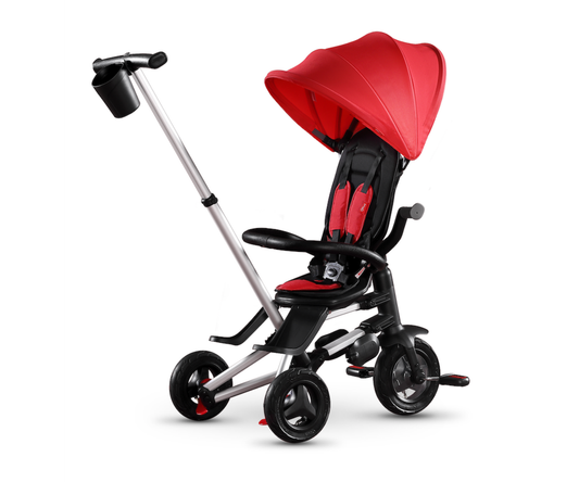 Qplay Nova+ Air háromkerekű kerékpár piros
