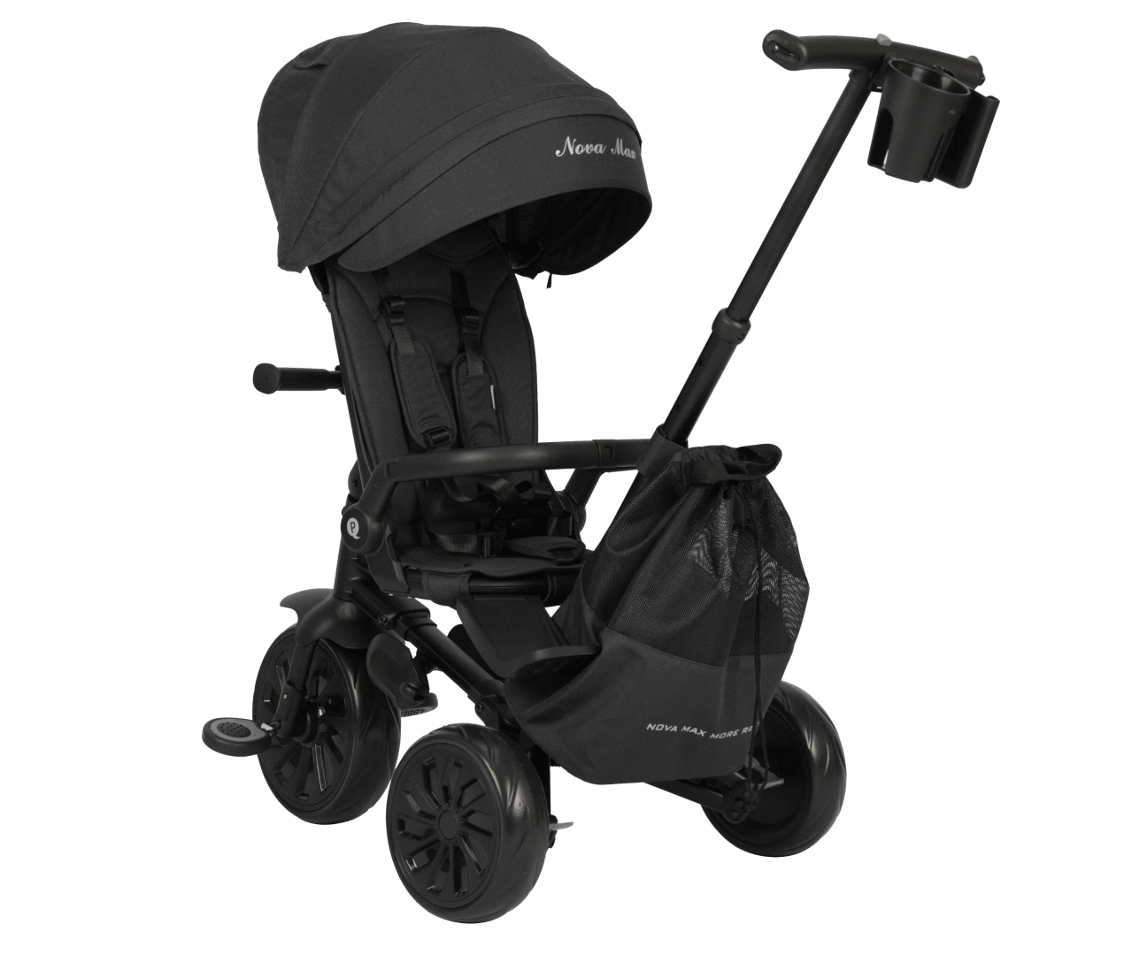 Qplay Nova Max háromkerekű kerékpár fekete