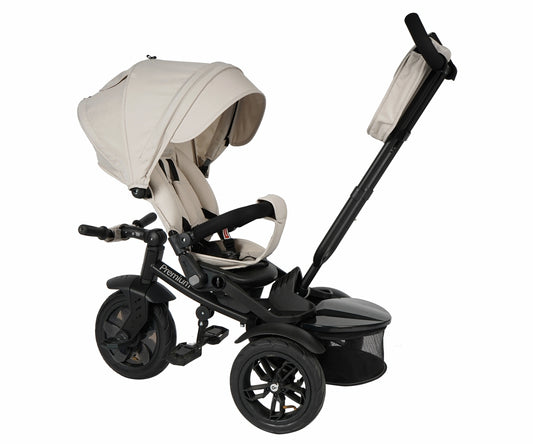 Qplay Prémium bézs tricikli