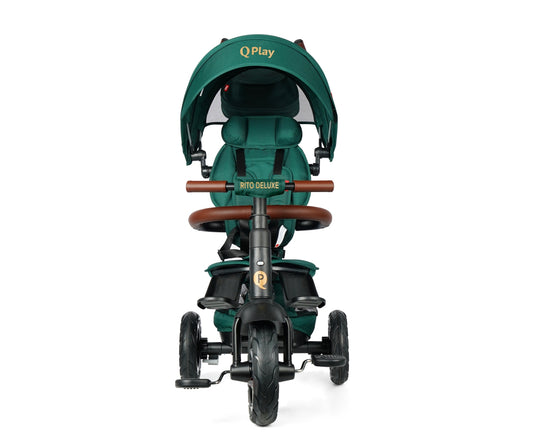 Qplay Rito Deluxe gumi zöld tricikli