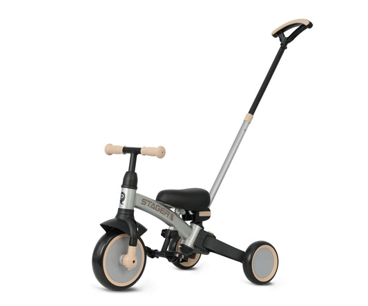 Qplay Stager 3 az 1-ben ezüst tricikli