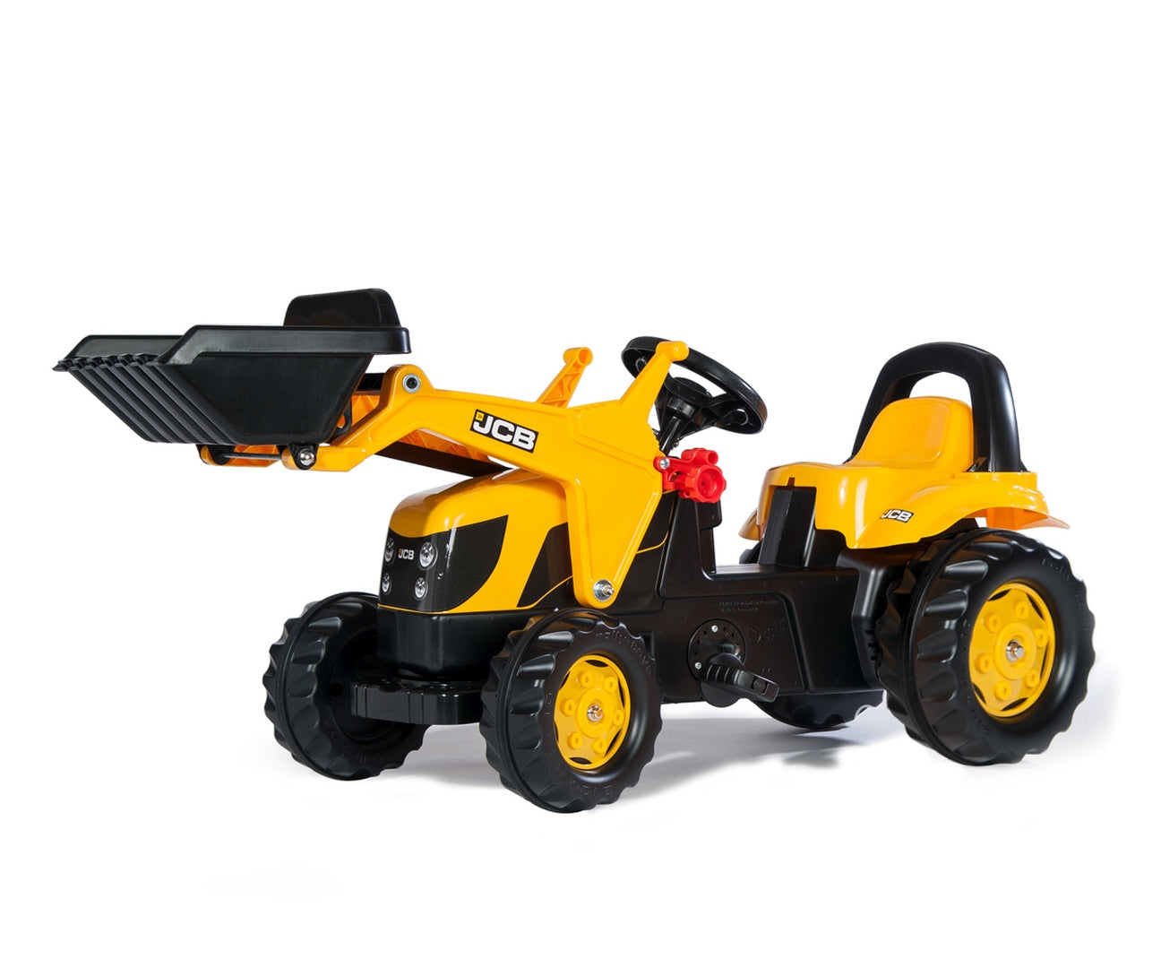 Rolly Toys 023837 Rolly Kid JCB traktor kanállal és utánfutóval