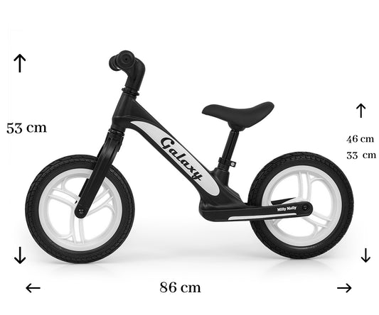 Galaxy fekete egyensúlyozó bicikli