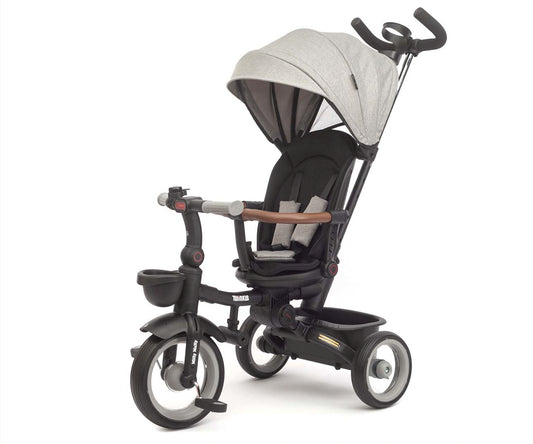 Csillogó szürke tricikli