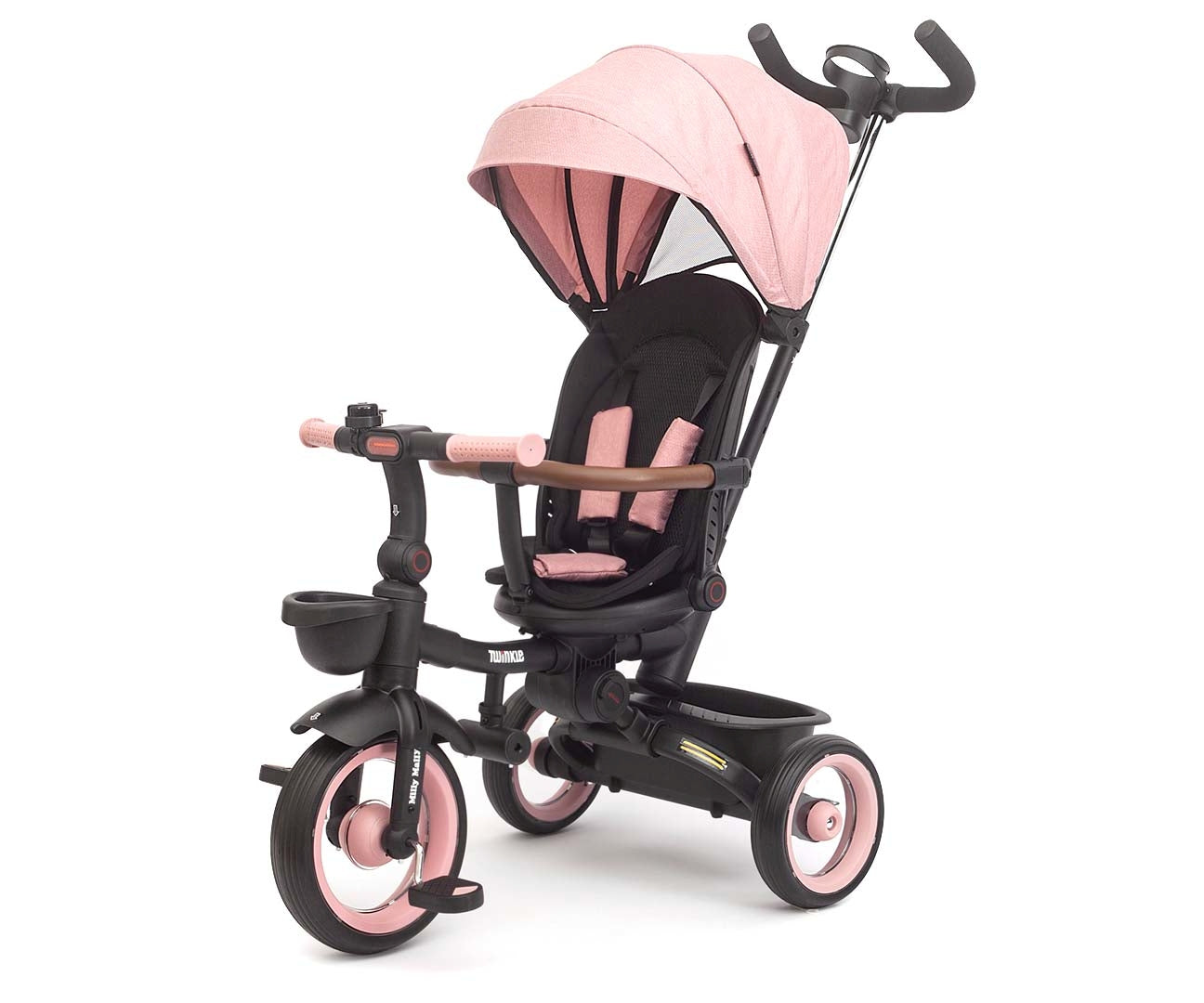 Csillogó rózsaszín tricikli