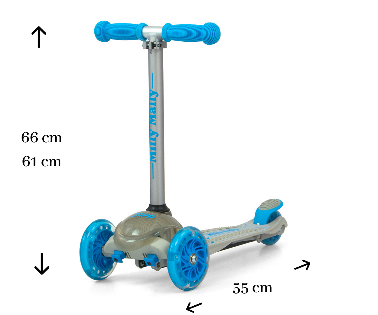Scooter Zapp szürke