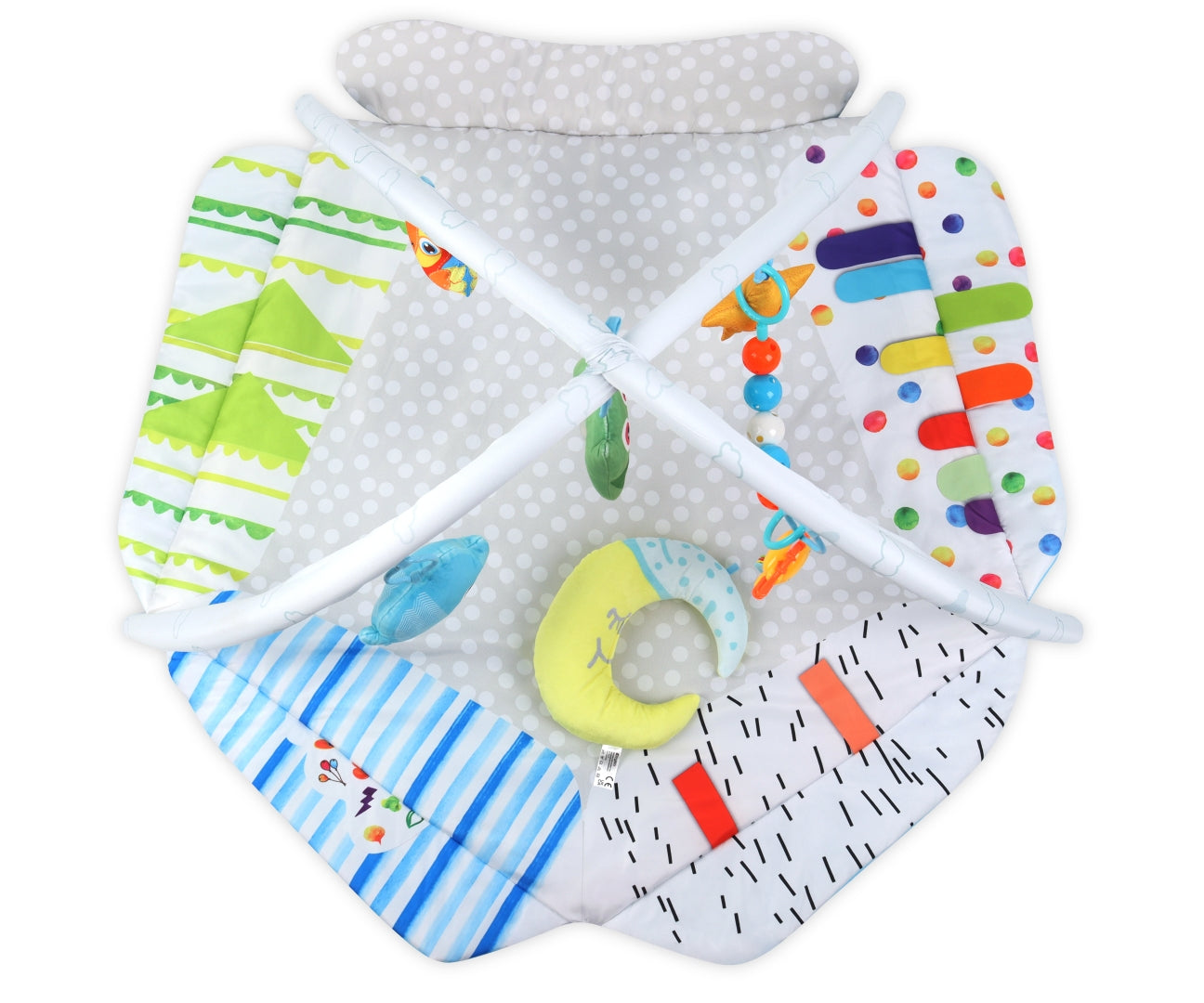 TinyMini JL633-1A 2 az 1-ben Babavilág játszószőnyeg