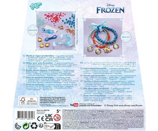 Totum 680746 Kreatív Karkötő Készlet - Jégvarázs Medálok