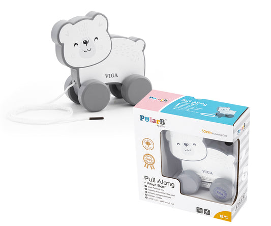 Viga 44001 PolarB Húzós Játékkocsi - Jegesmedve