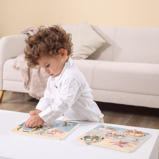 Viga 44068 PolarB Puzzle fogantyúkkal - Állatok