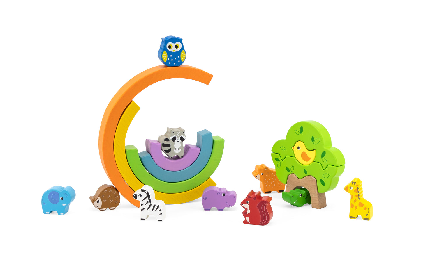 Viga 44590 Szivárvány oktató kockák - egyensúly