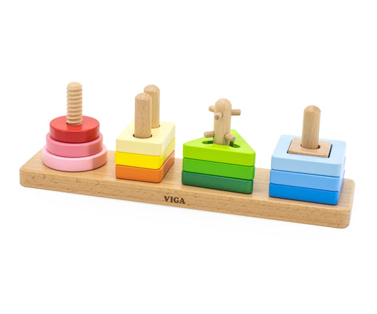 Viga 44685 Alakzatválogató blokkok - Geometriai alakzatok