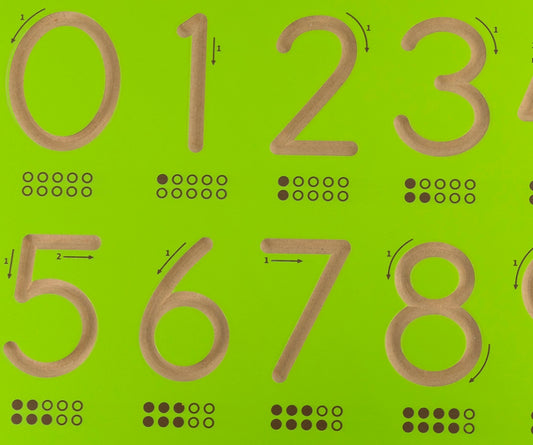 Viga 44698 Fa rajztábla - Számok