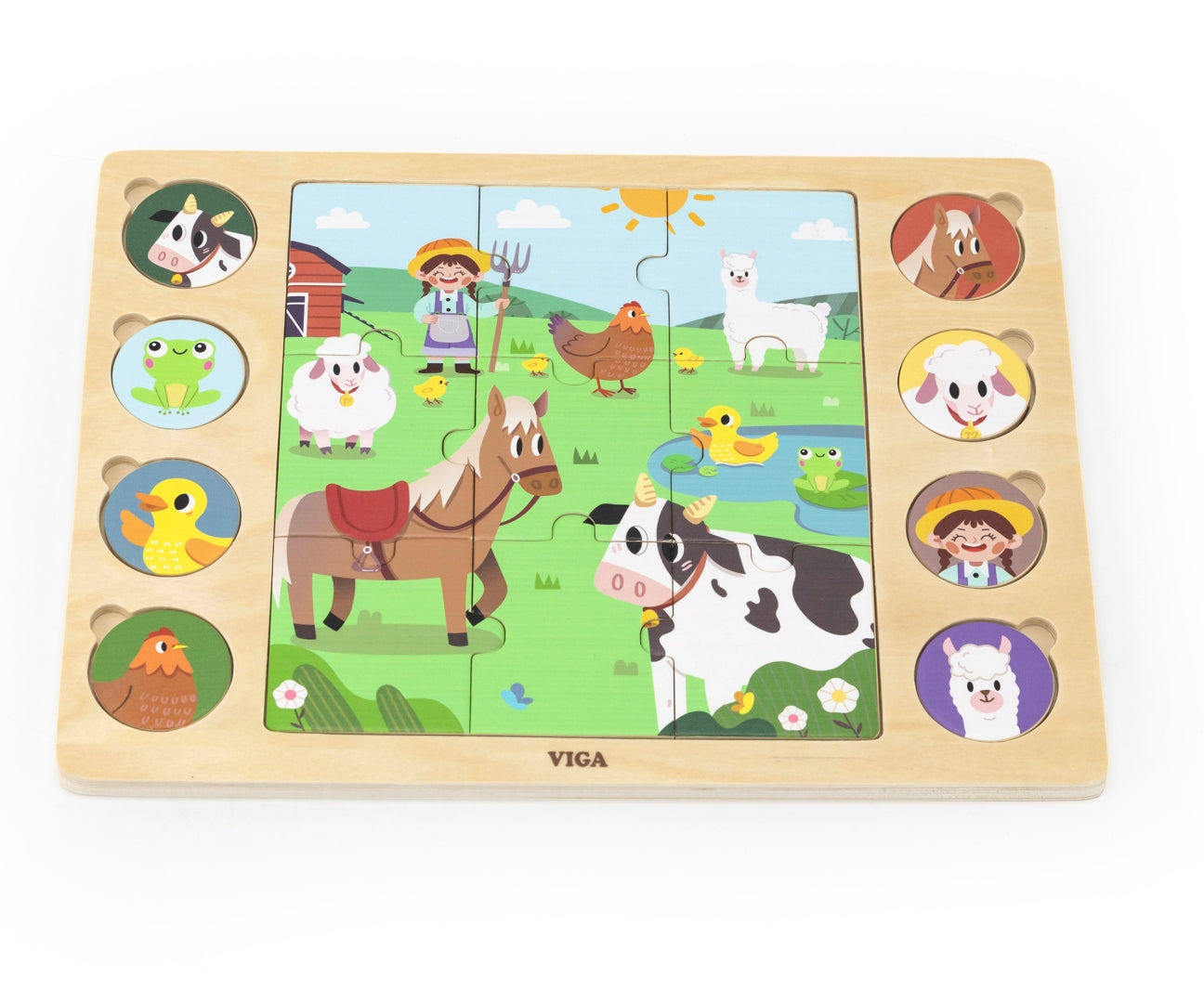 Viga 44741 Kirakós Szett Pad-en - Match Shadows - Farm