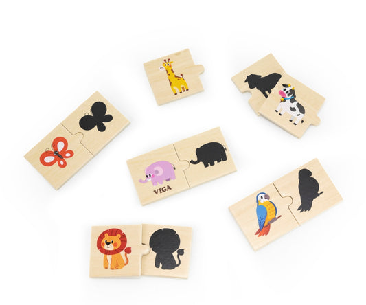 Viga 44747 Puzzle készlet - Párosítsd az árnyékokat
