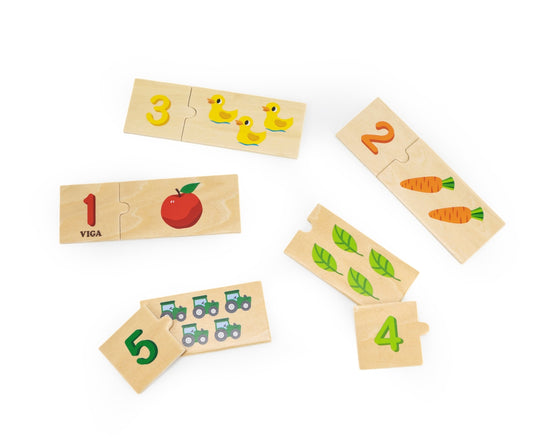 Viga 44748 Párosítsd a számokat kirakós készlet