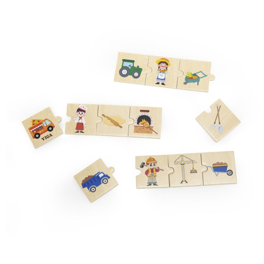 Viga 44749 Kirakókészlet - Párosítsd a szakmákat az eszközökkel