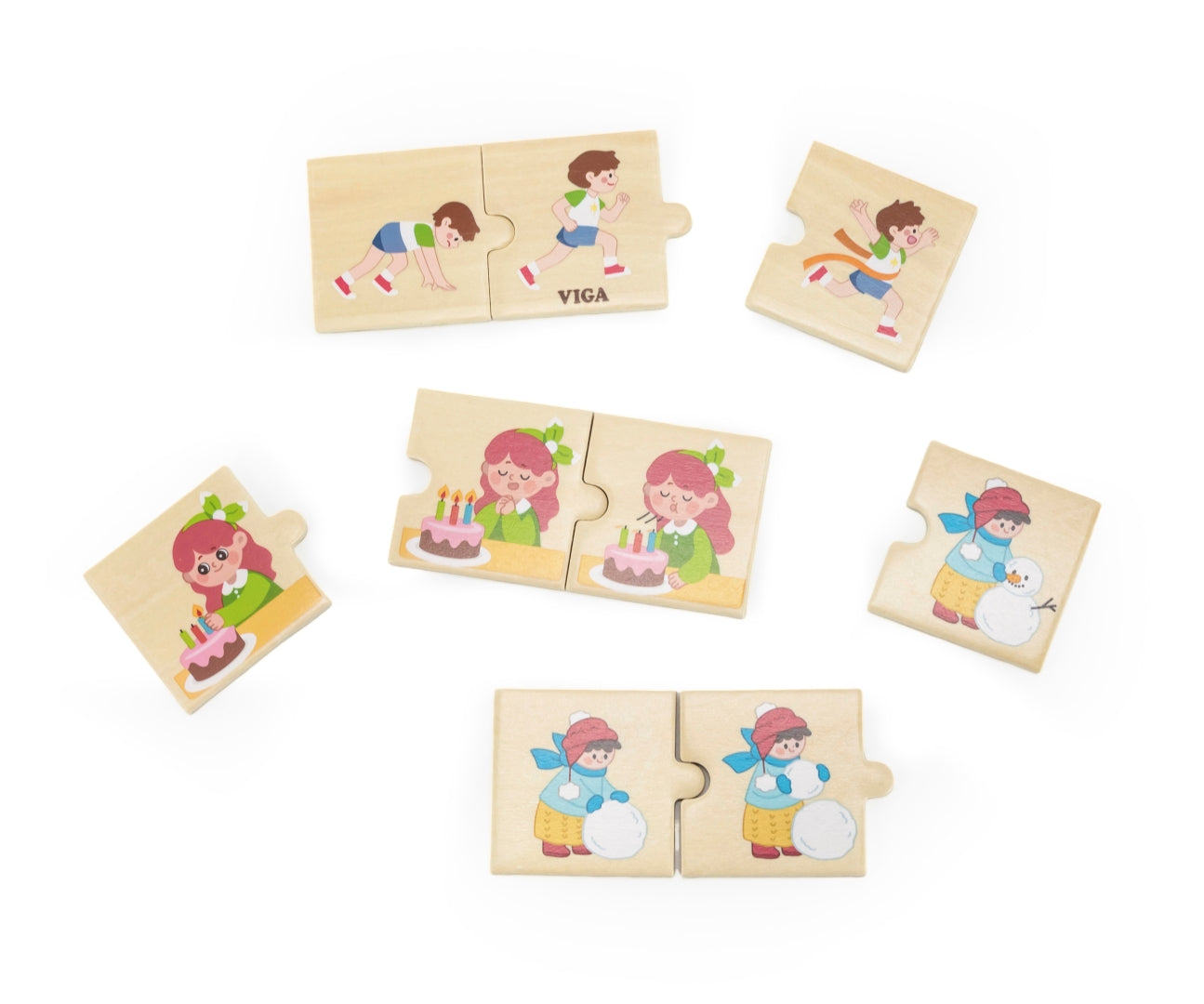 Viga 44750 Logikai sorrend kirakós készlet - Tevékenységek