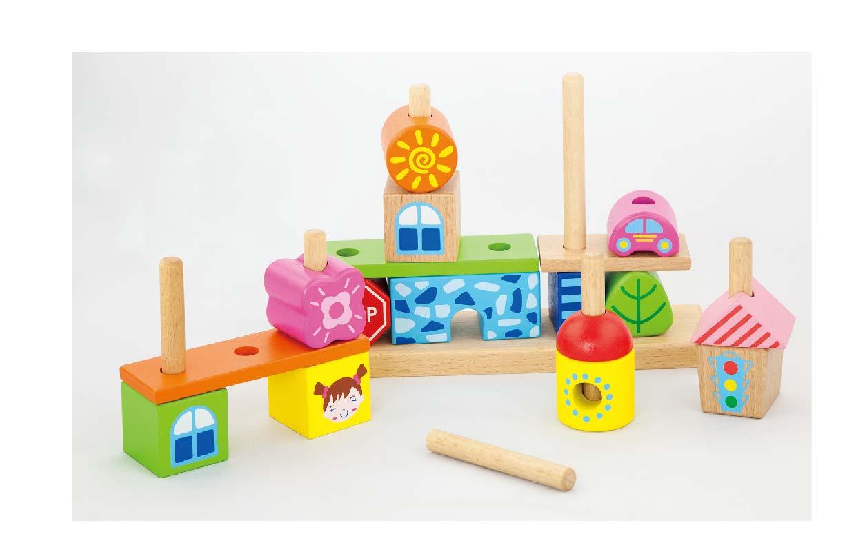 Viga 50043Vg Rakásolható kockák - Város