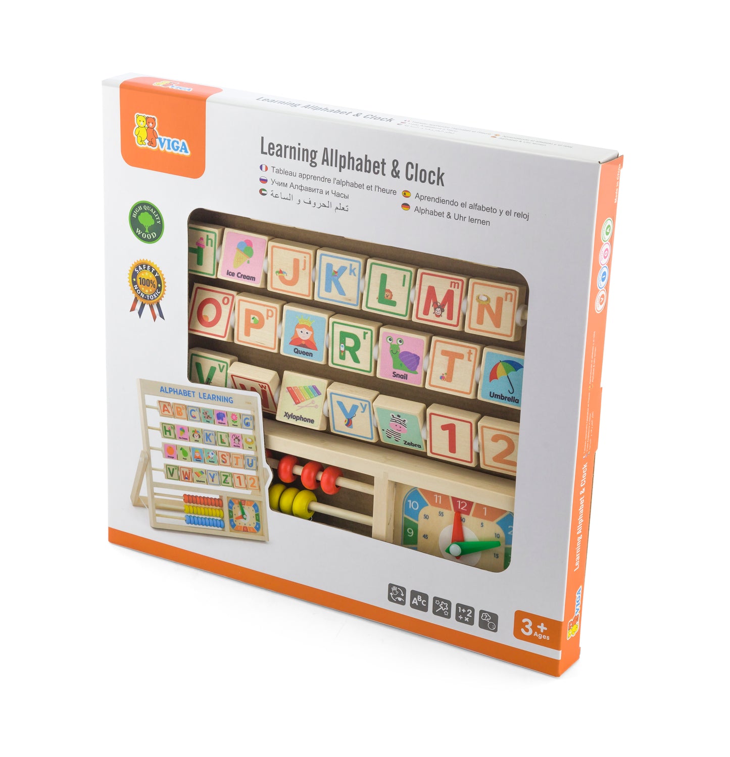 Viga 50124 blokk kirakó - nagybetűs ábécé