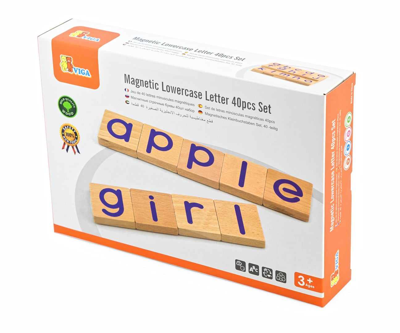 Viga 50590 Mágneses Betűkészlet - 40 Darab