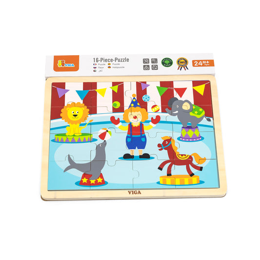 Viga 51455 16 darabos kirakólap - látogatás a cirkuszban