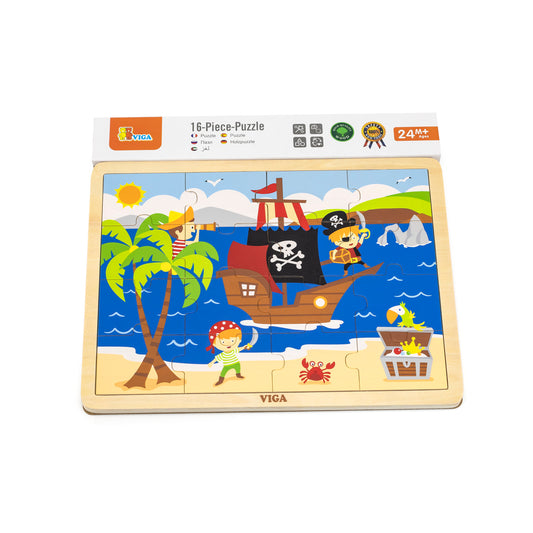 Viga 51459 16 darabos kirakólap - kalózok