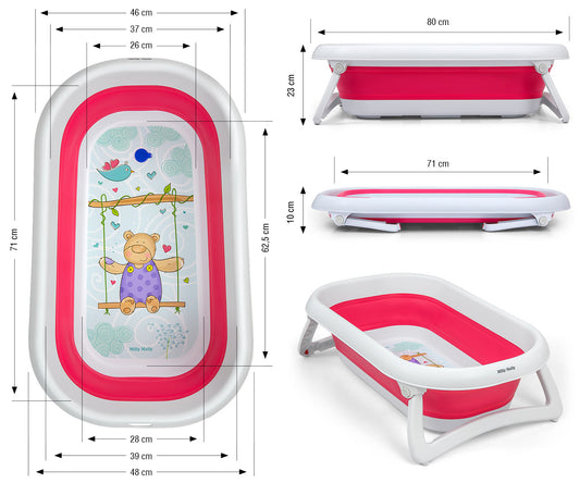 Aqua Pink összecsukható kád