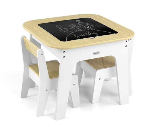 Olaf Blocks bútorgarnitúra - asztal és két szék